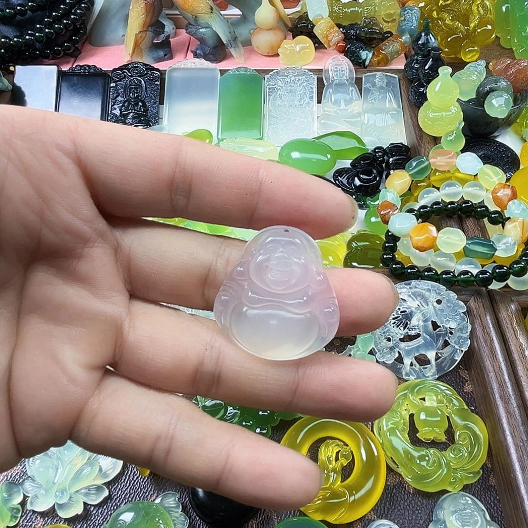 岫玉未镶嵌吊坠(不含链)