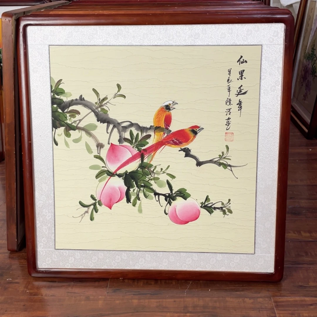 国画带框尺寸63*63厘米