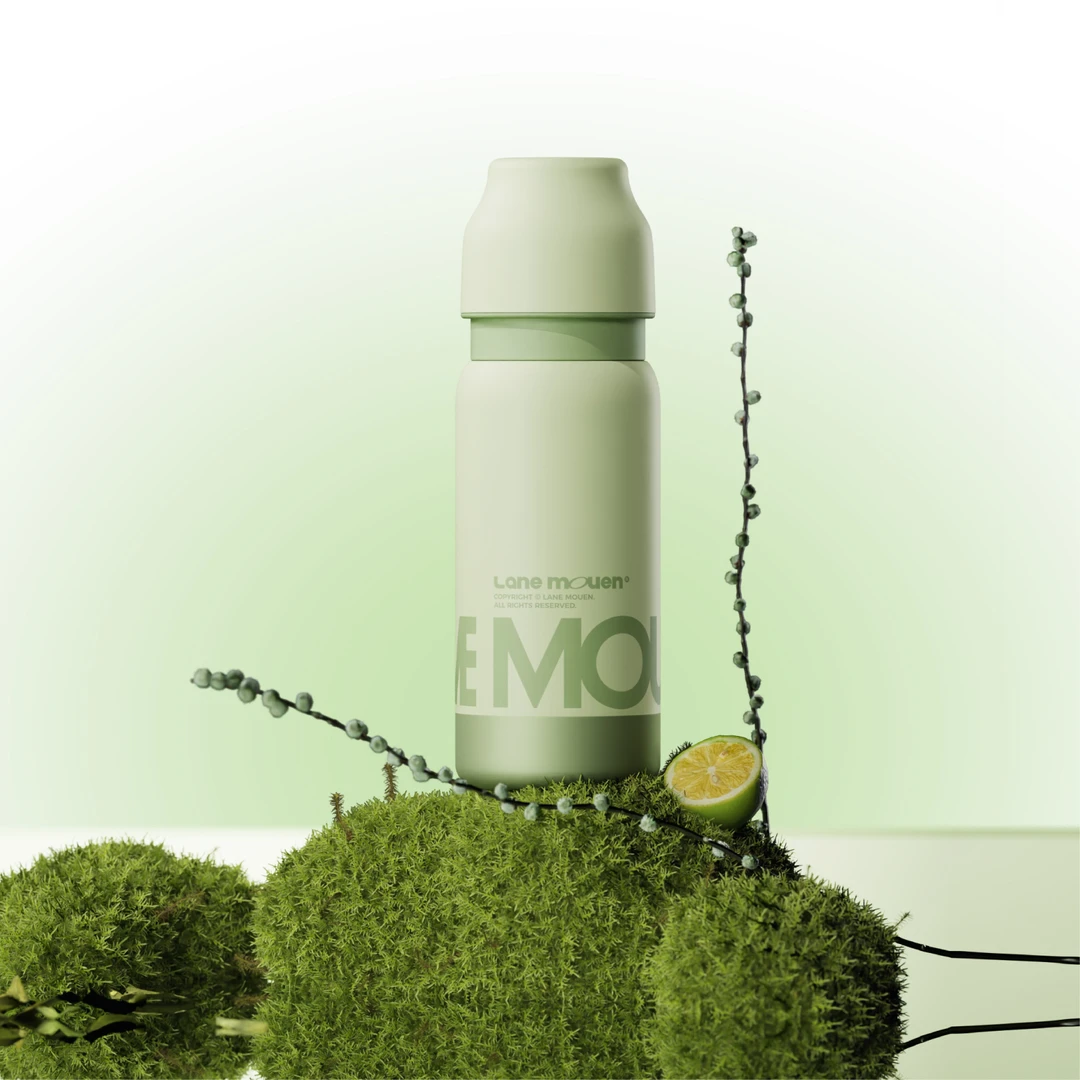 览萌Lane Mouen大容量保温保冷杯316L不锈钢女生高颜值水杯泡茶杯