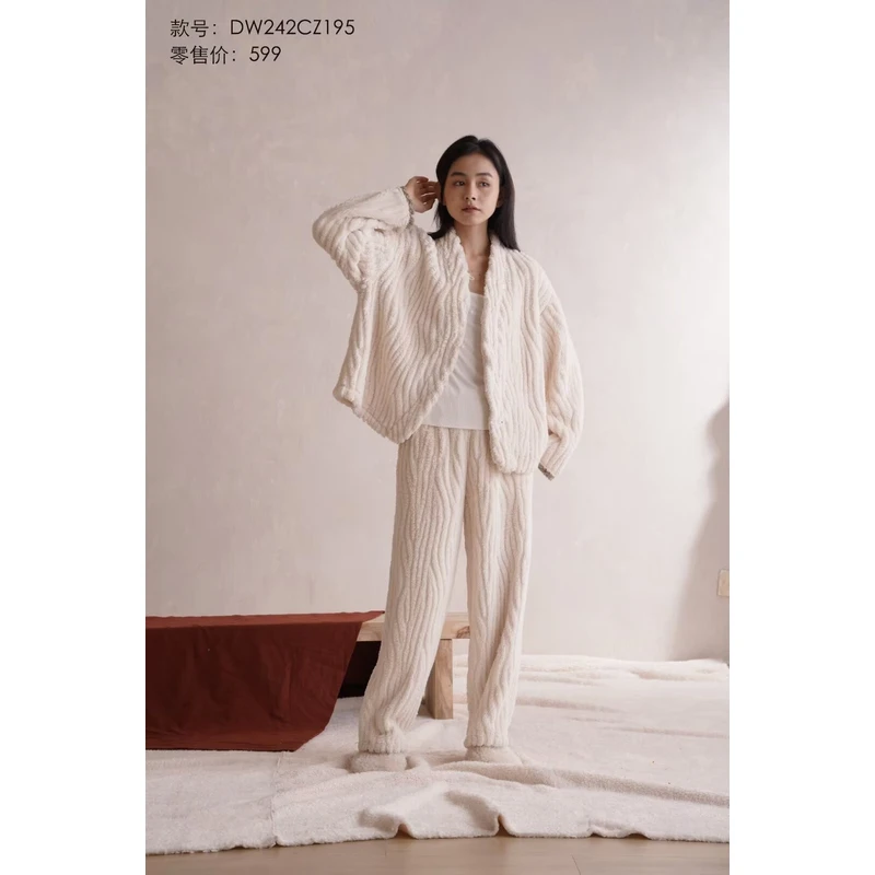 【海琴内衣专属】242-195朵朵可可女24秋冬家居服套装