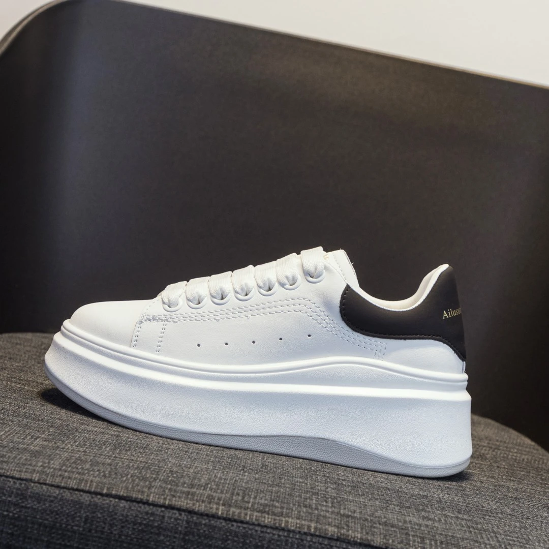 真皮鞋子女款爆款2025新款百搭厚底休闲鞋小白鞋女士运动鞋增高鞋