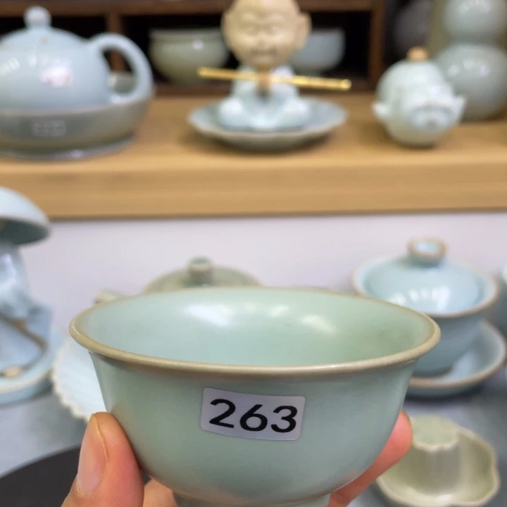 杯子微瑕不开片小碗杯