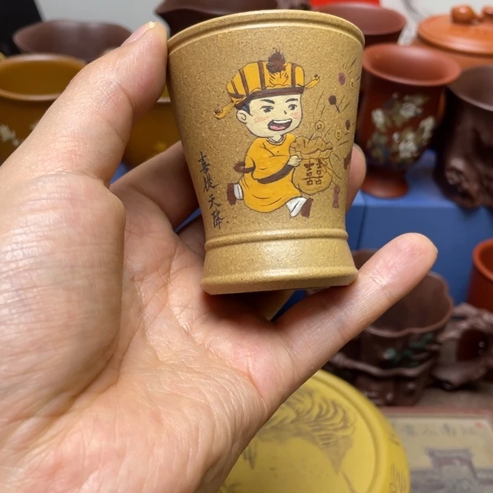 紫砂茶杯紫砂主人杯