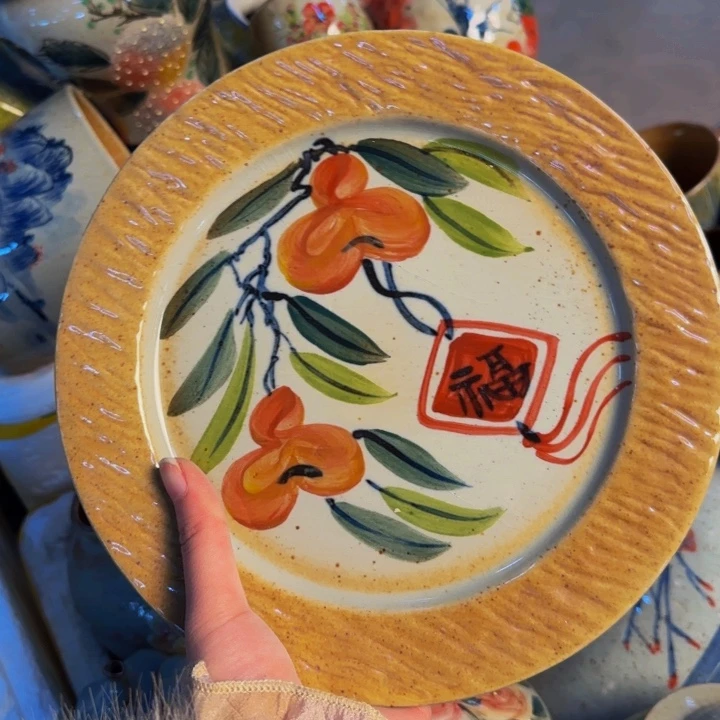 瓷片景德镇陶瓷手工手绘