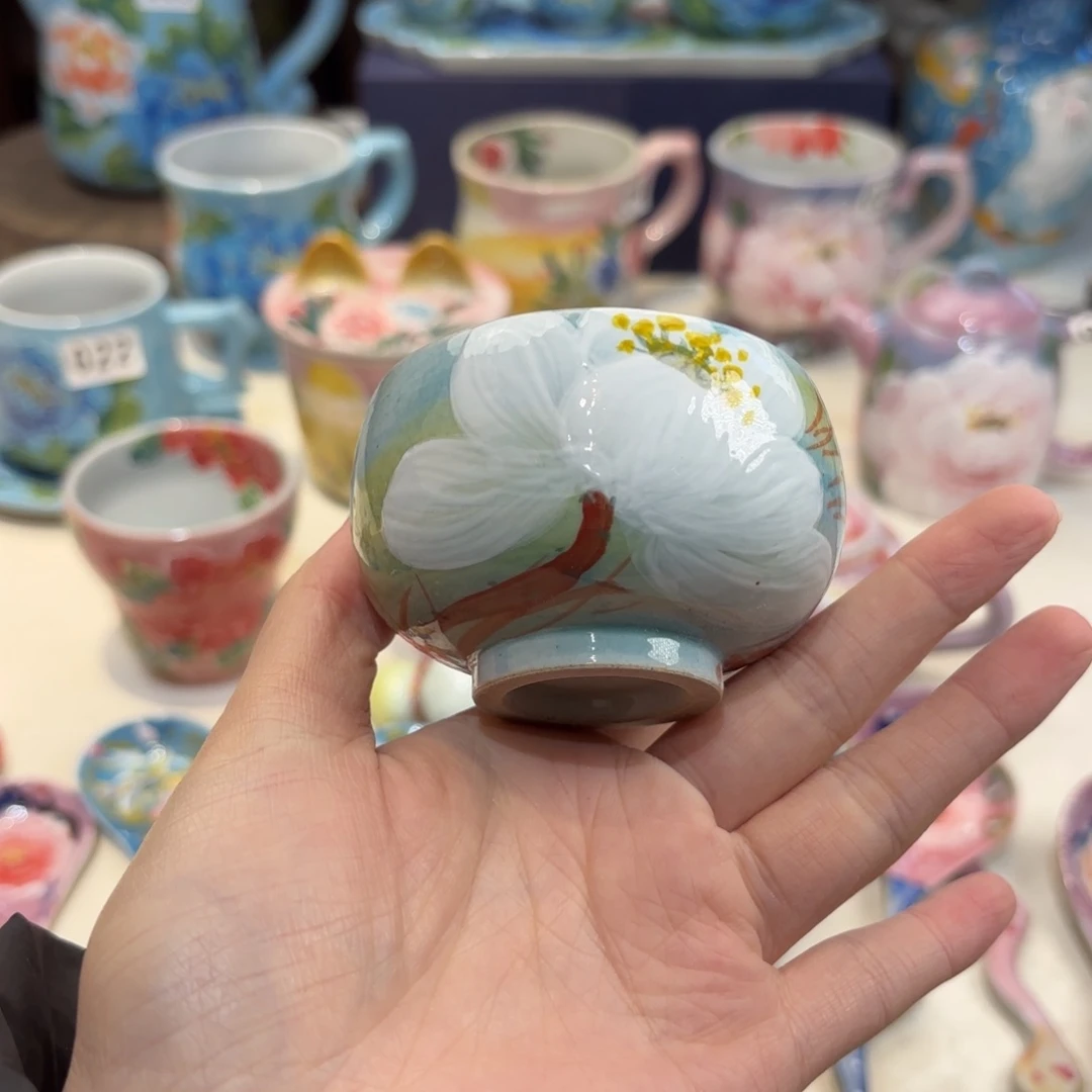 景德镇手绘高温釉下彩陶瓷茶具