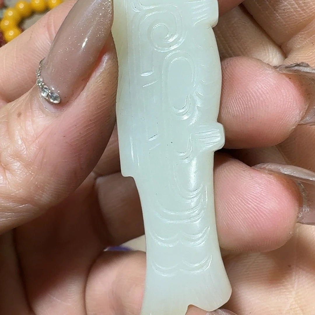 和田玉挂件未镶嵌视*