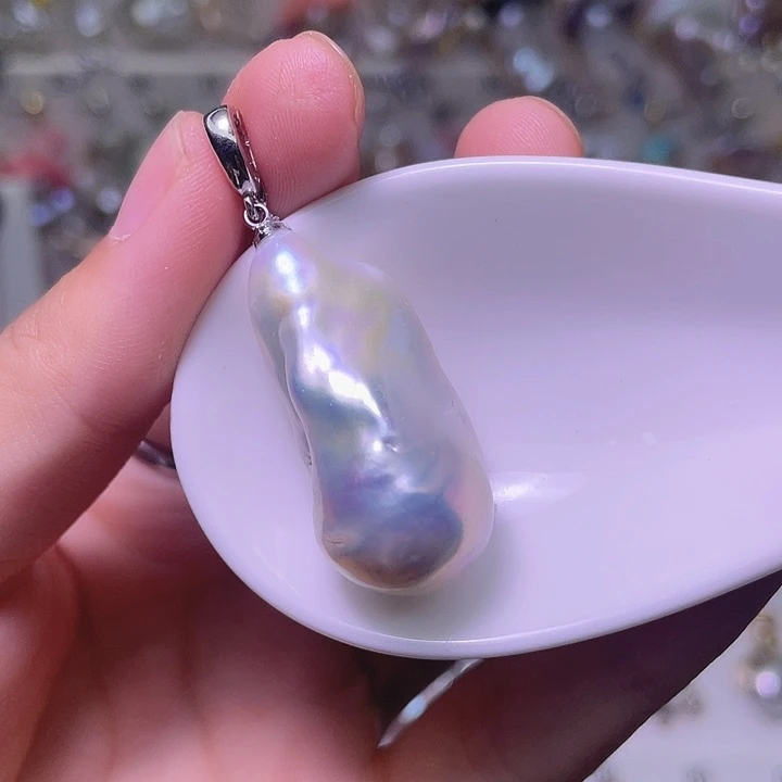 颈饰合金淡水珍珠06