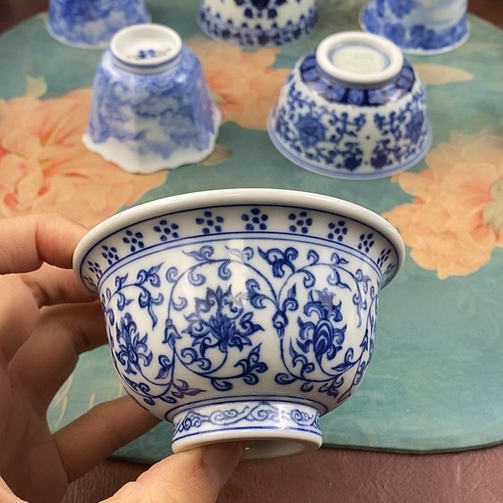 杯景德镇全手工全手绘茶具1688888微瑕