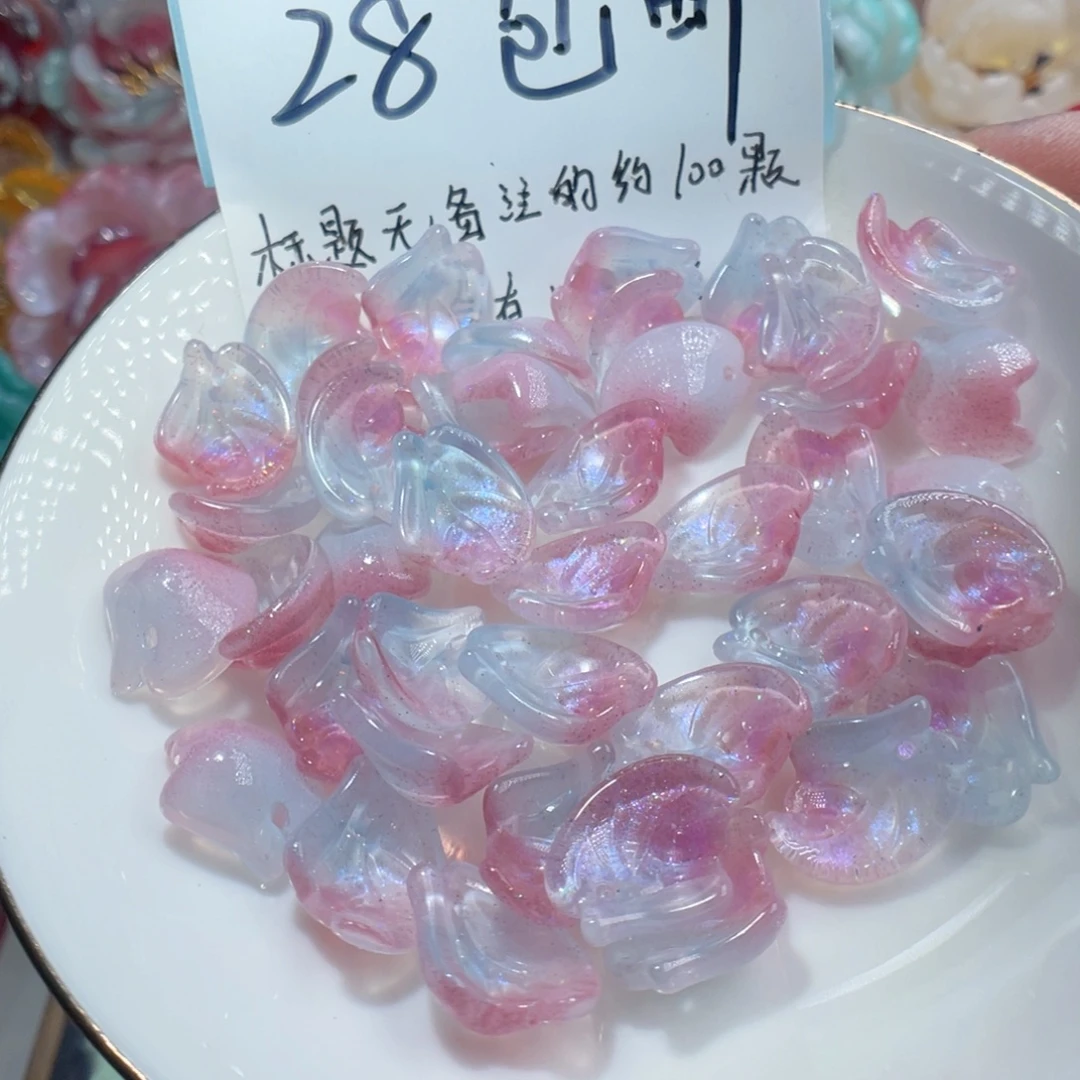 玻璃非金属11号 雪腊梅彩金色