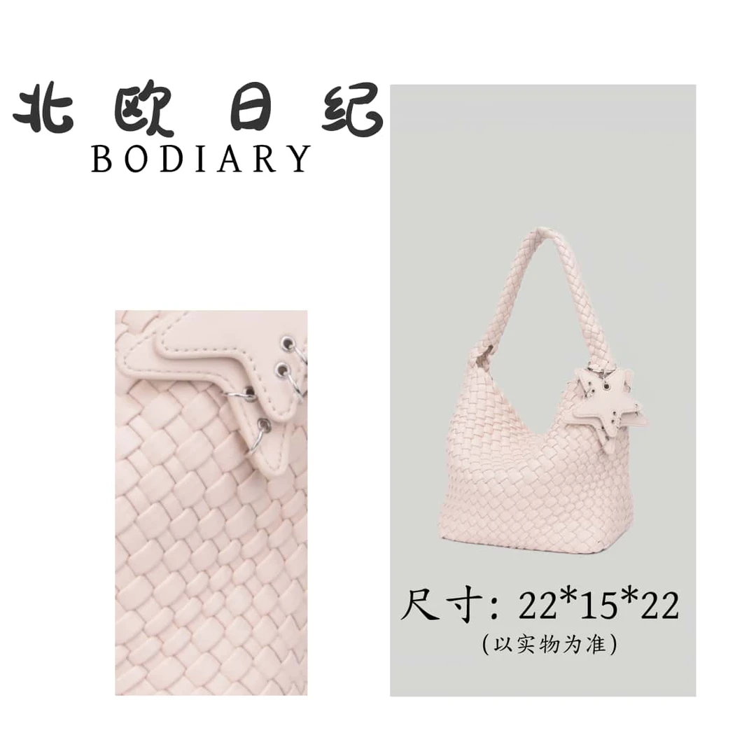 北欧日纪2038 时尚休闲经典手提腋下包包 22*15*22