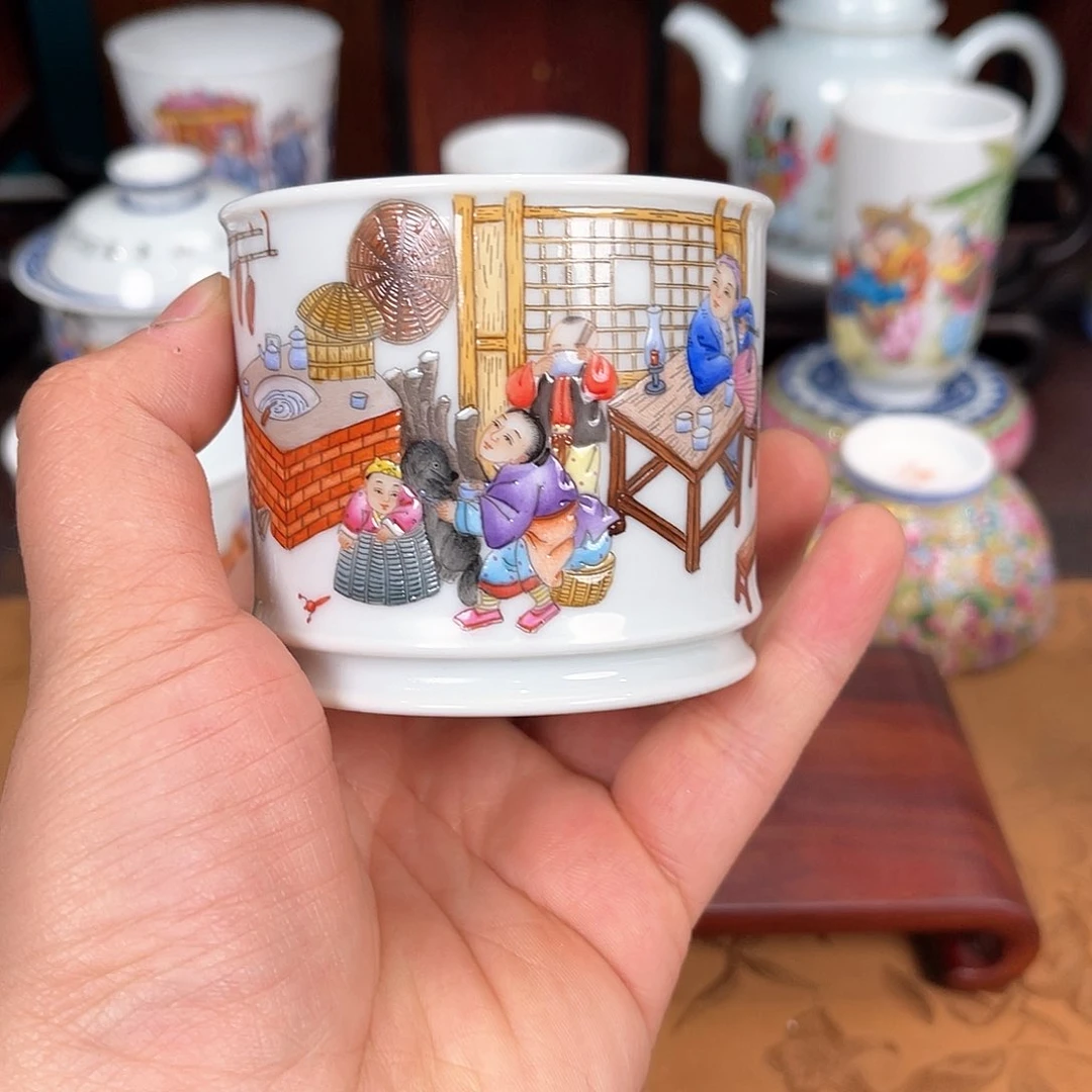 杯上****司景德镇瓷器全手工制作