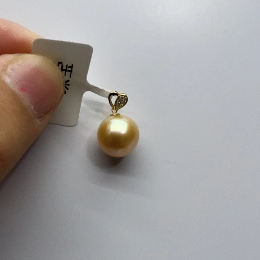 海水珍珠18K金镶嵌颈饰