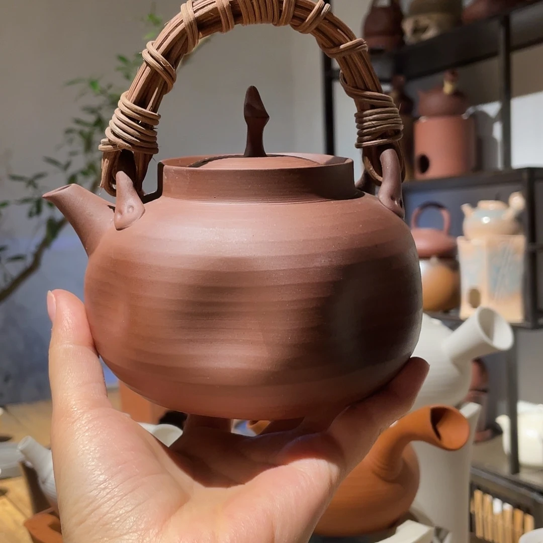 700ml紫泥提梁壶