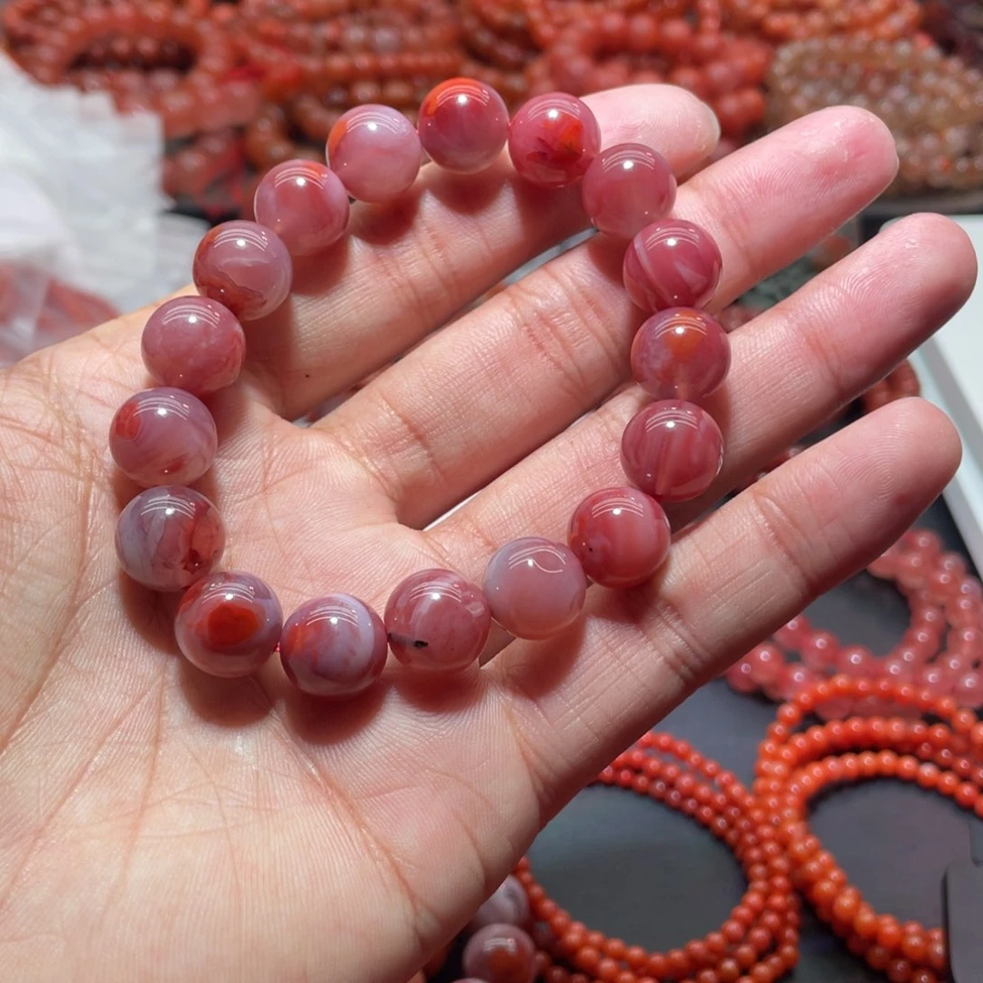 南红玛瑙手链未镶嵌