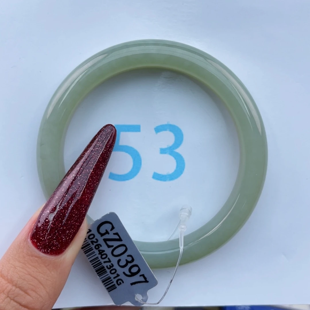 和田玉手镯未镶嵌53+