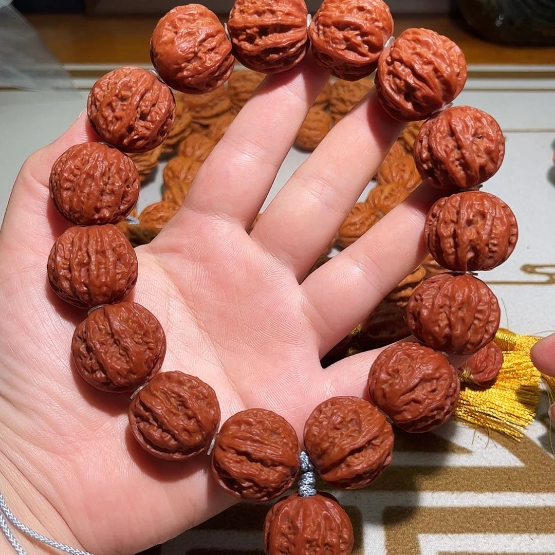 文玩核桃吊坠八棱手持