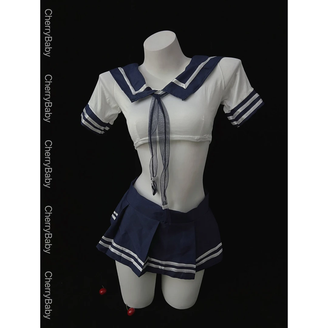 【清纯校花】学院支付日系JK套装纯欲辣妹学姐水手服