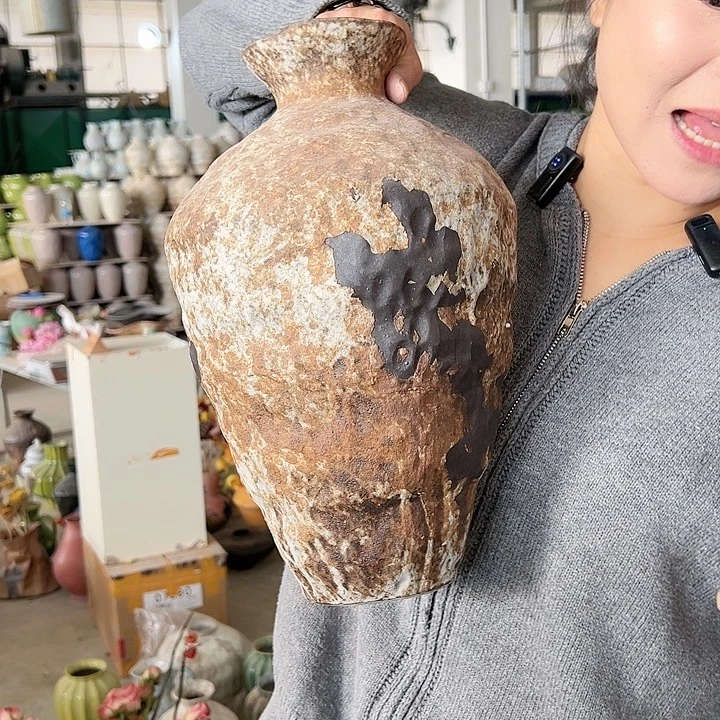 摆件陶景德镇陶瓷陶瓷工厂高35口7