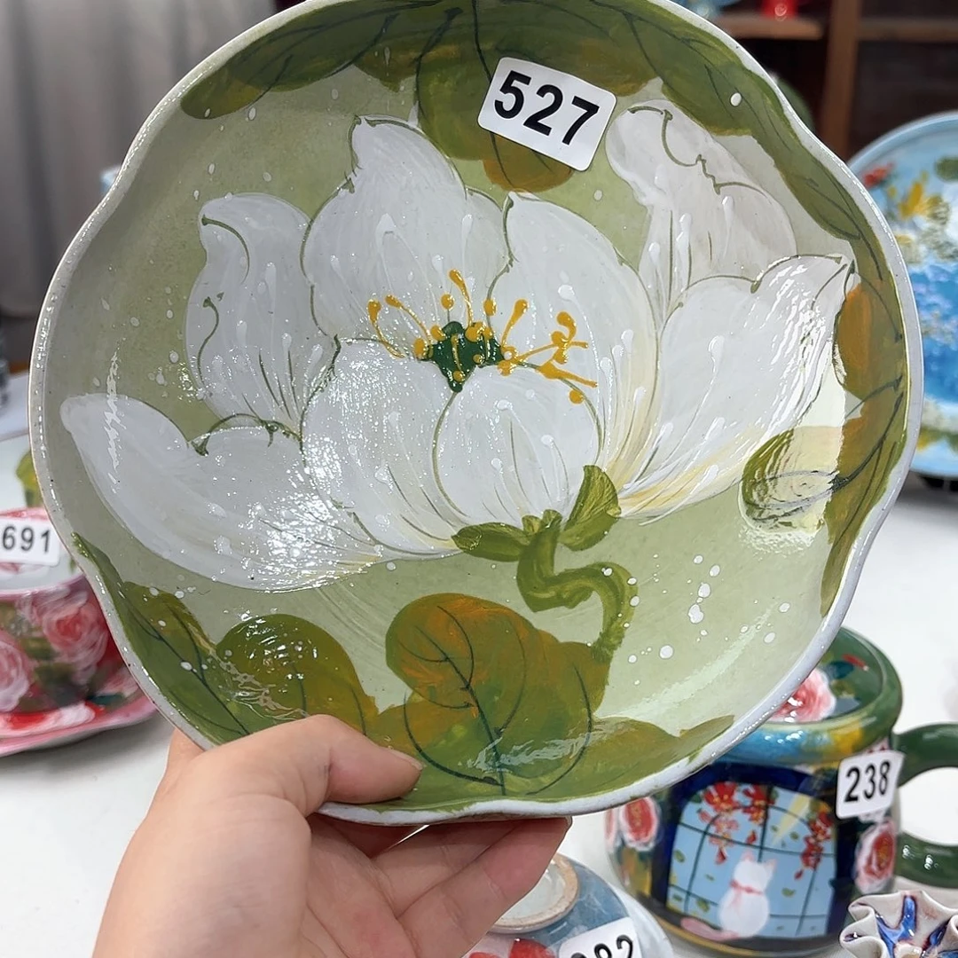 景德镇手绘高温釉下彩陶瓷茶具