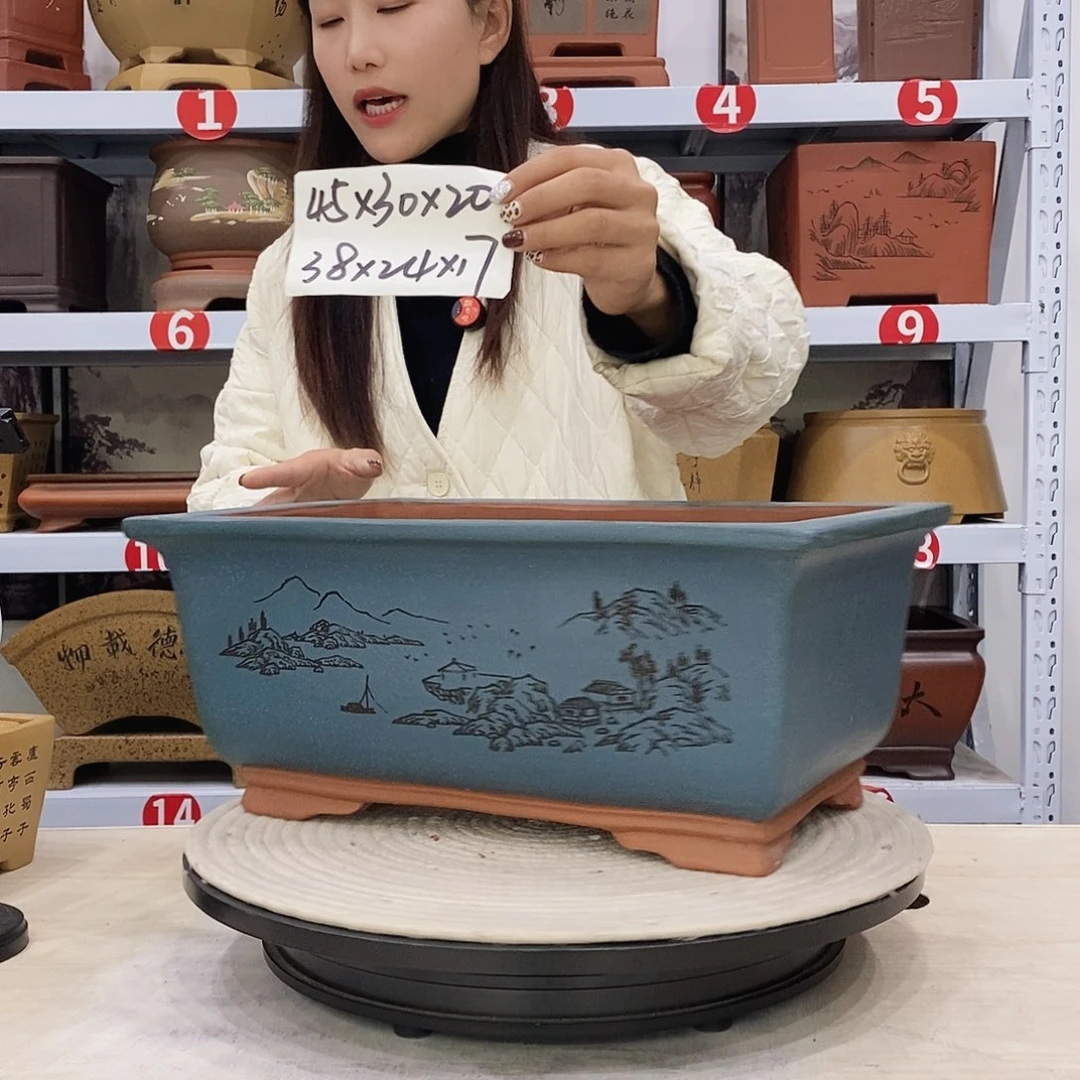 紫砂花盆紫砂花盆