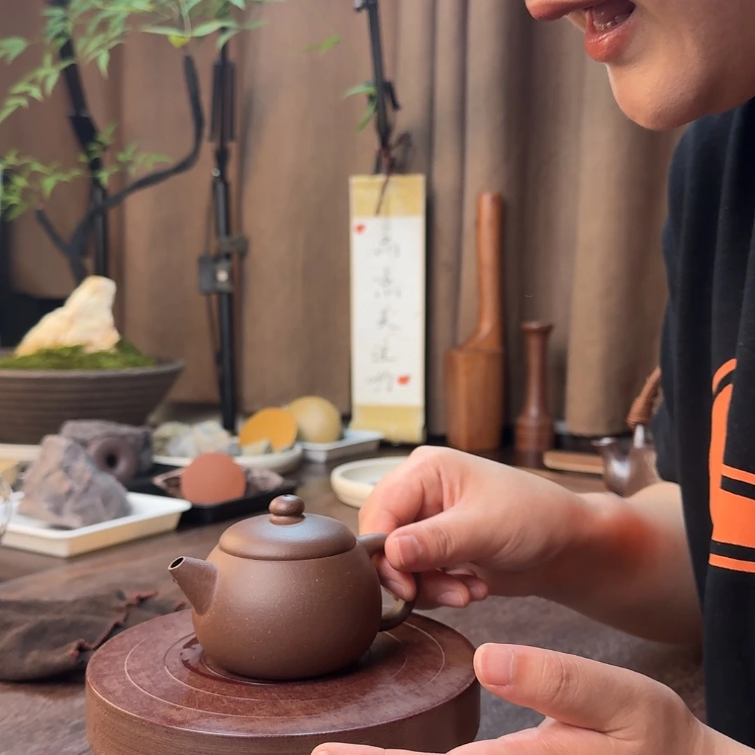 原矿天青半手工大彬文旦