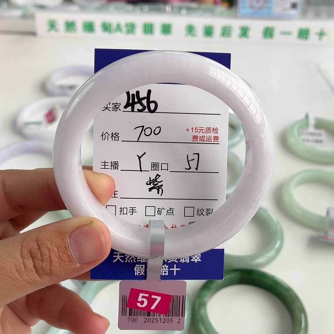 翡翠未镶嵌手镯57