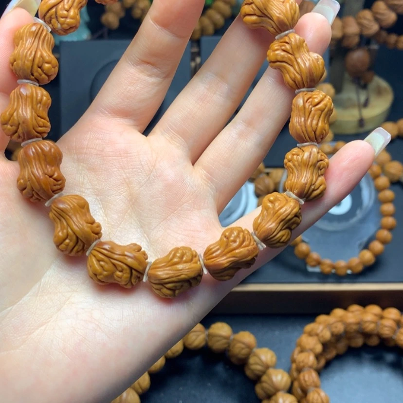 【闪购商品】桃核手串人**梦花生13手串