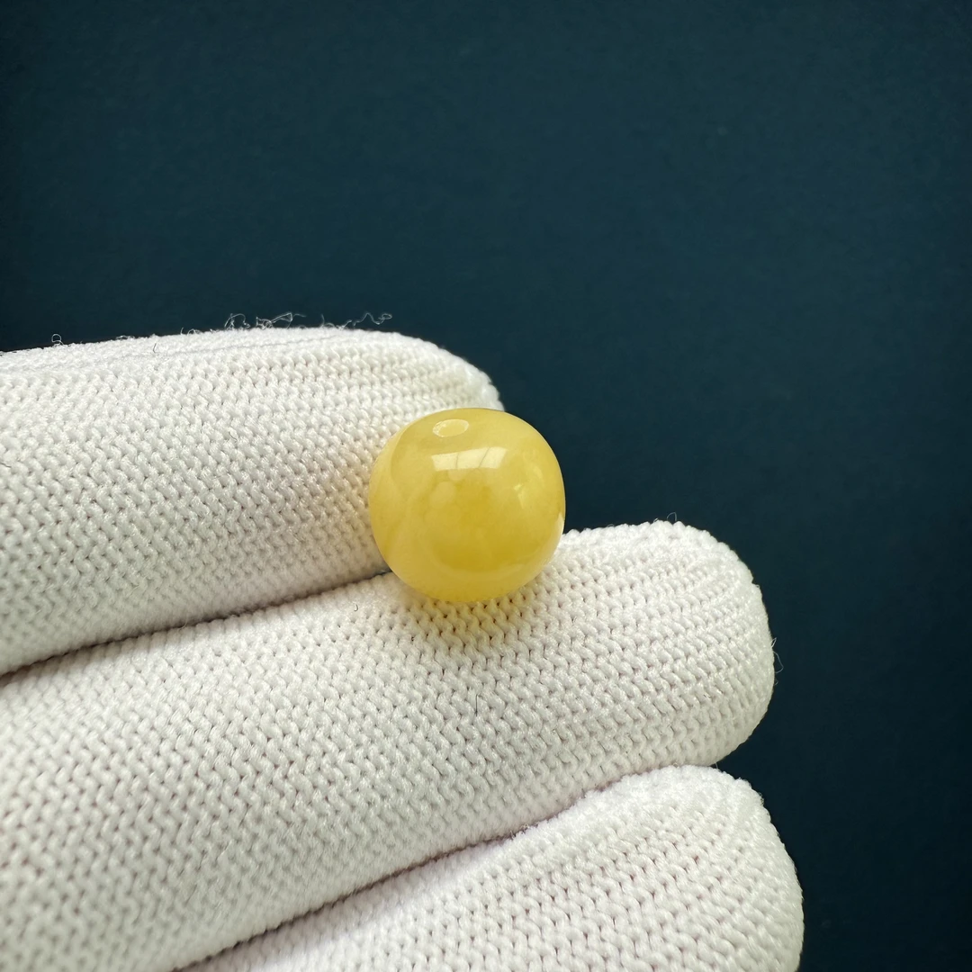 K1702天然原矿蜜蜡老型珠 12*10mm一物一图 支持复检