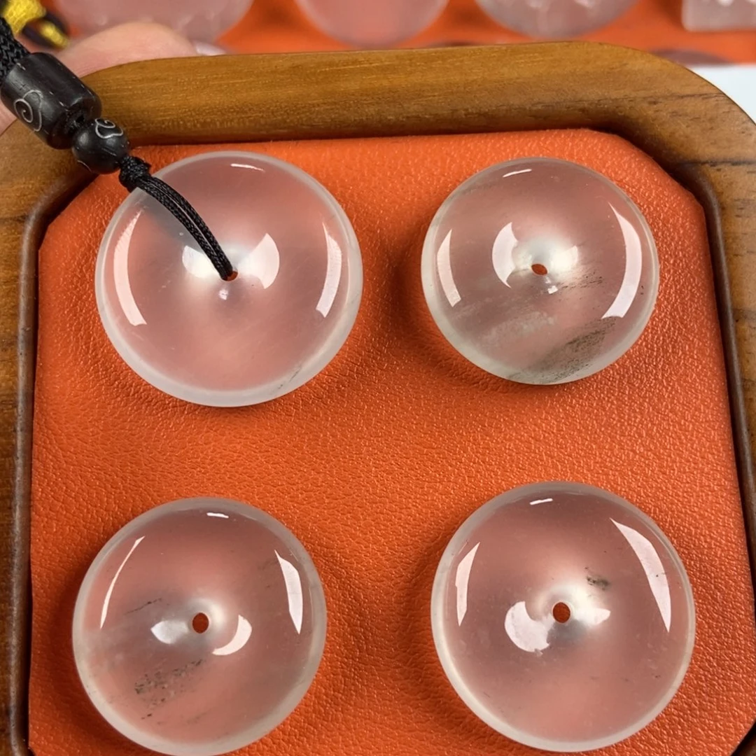 石英质玉未镶嵌颈饰平安扣福利