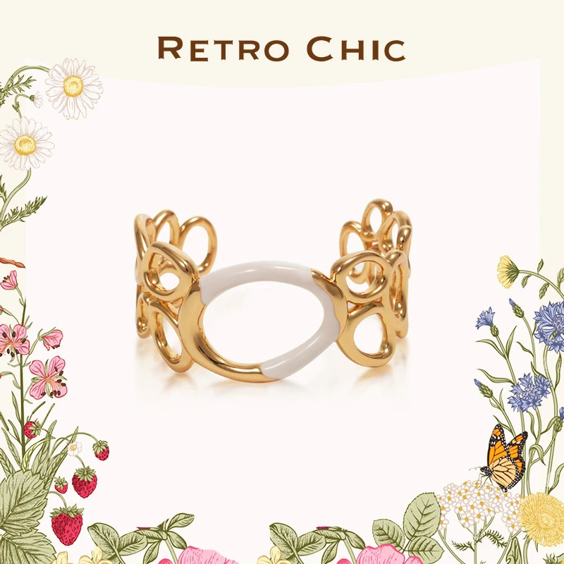 铜合金手镯  RC RETRO CHIC 意大利复古时尚首饰 伊甸园涟漪手镯