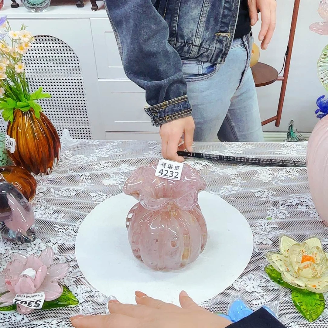 瑕疵不退不换琉璃花瓶花器艺术品