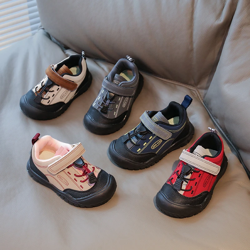 秋季潮款魔术贴儿童鞋子男童鞋女童鞋韩系舒适轻便儿童运动鞋982