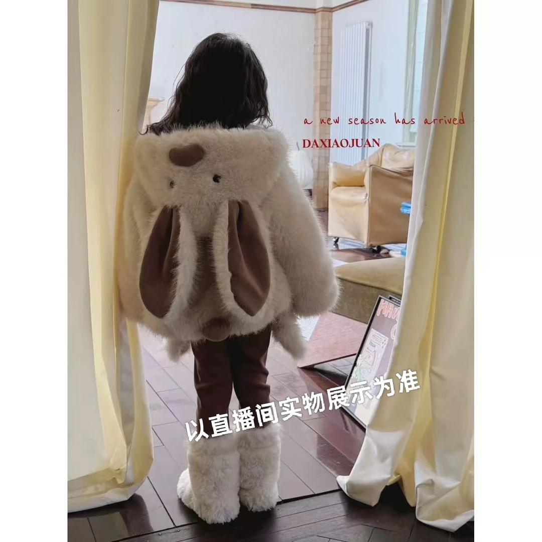 大耳朵卡通毛毛衣