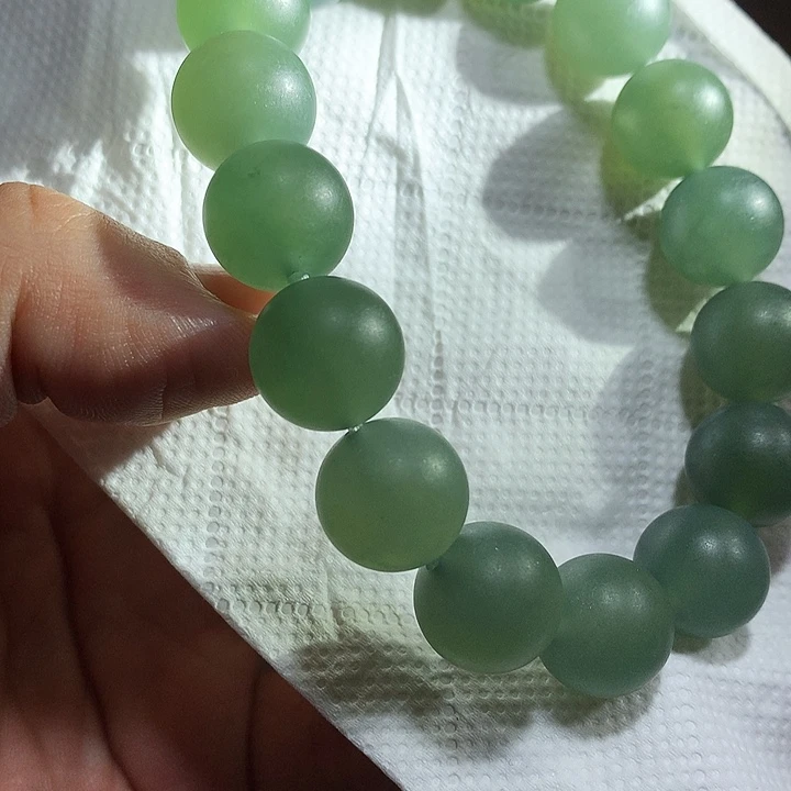 定制翡翠未镶嵌天然翡翠手串定金