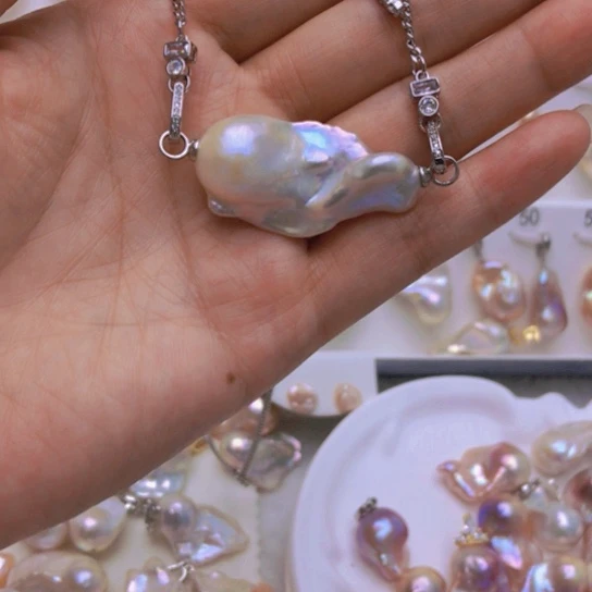 淡水珍珠未镶嵌颈饰