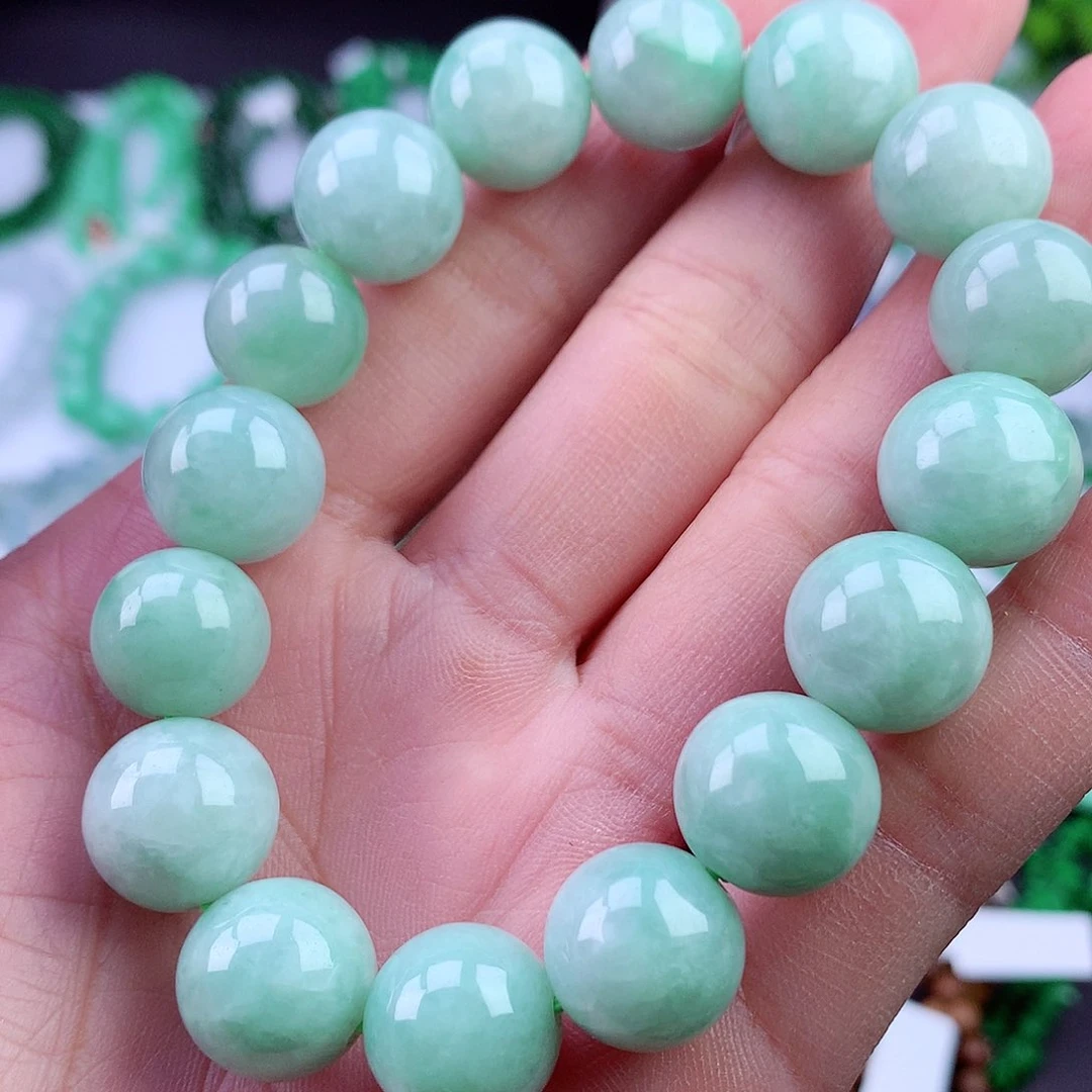 未镶嵌手链翡翠手串