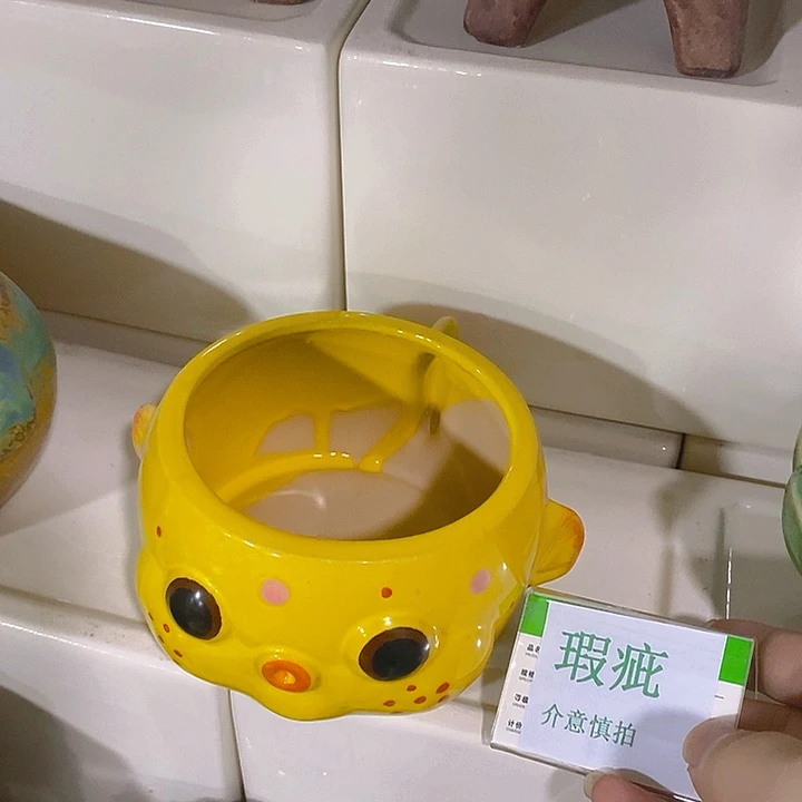 摆件多肉瑕疵盆有孔