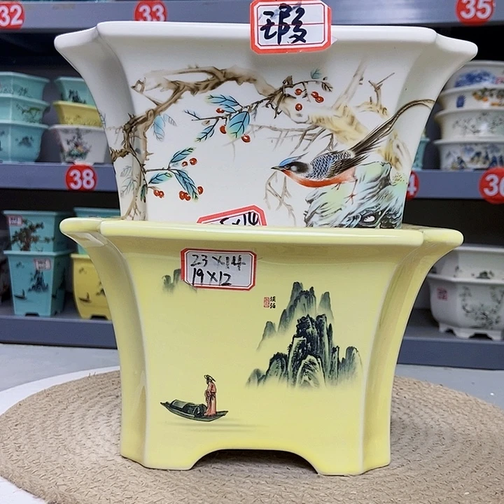 紫砂花瓶紫砂花盆