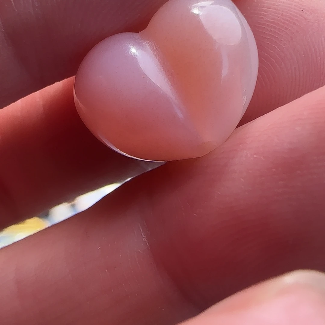 玛瑙/玉髓合金颈饰粉糯屁桃精工直径15