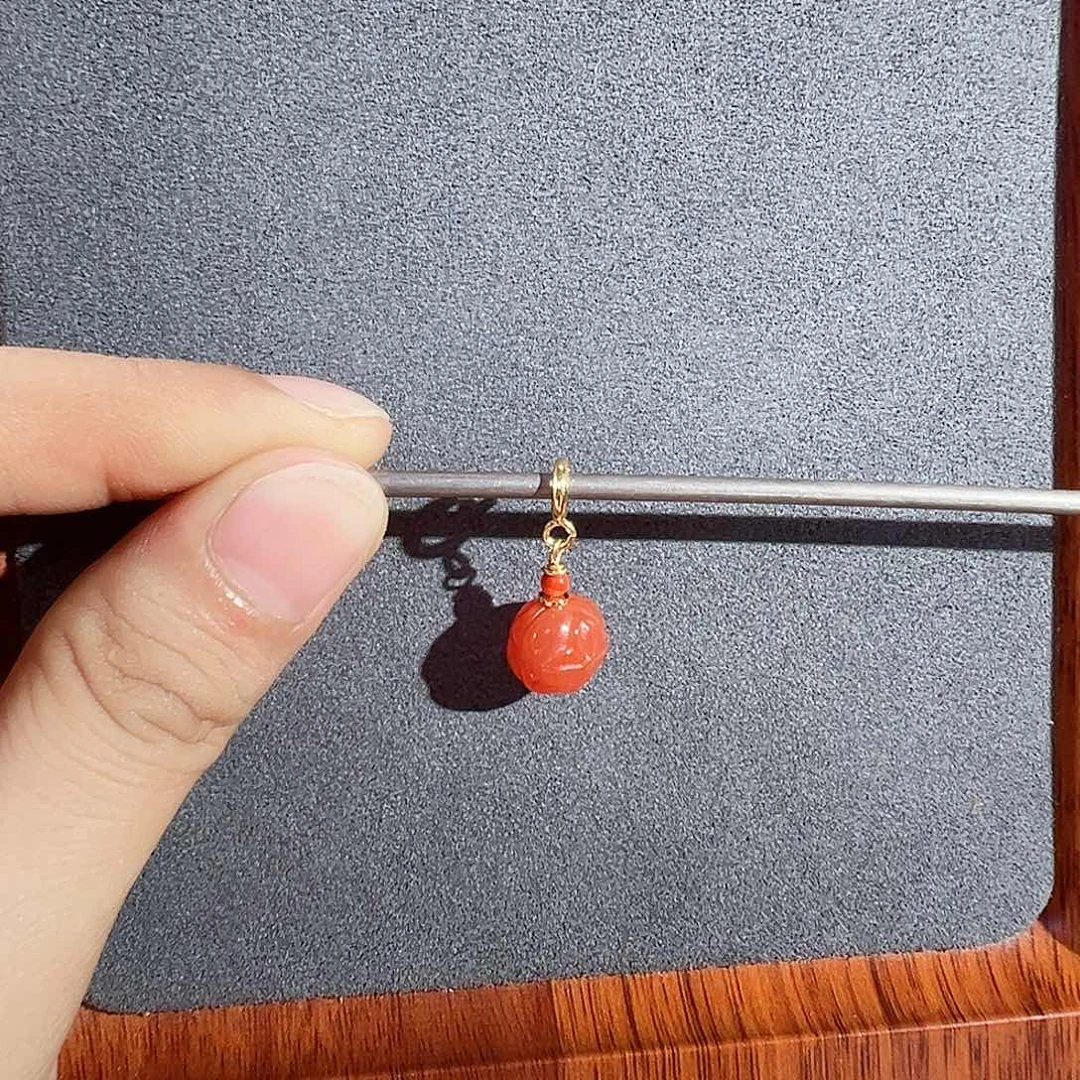 大***喜南红玛瑙未镶嵌颈饰