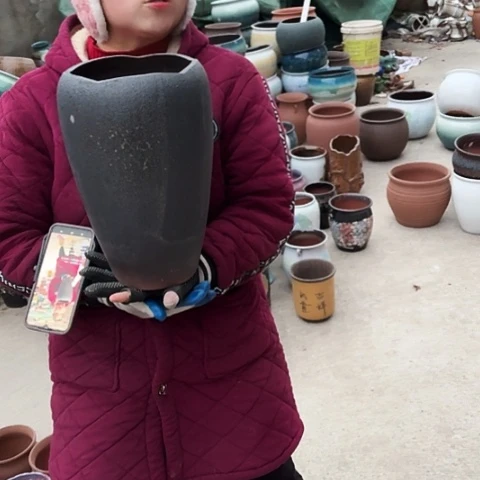 口18高32瑕疵盆子