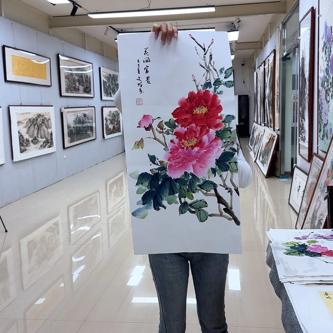 国画国画作品多次