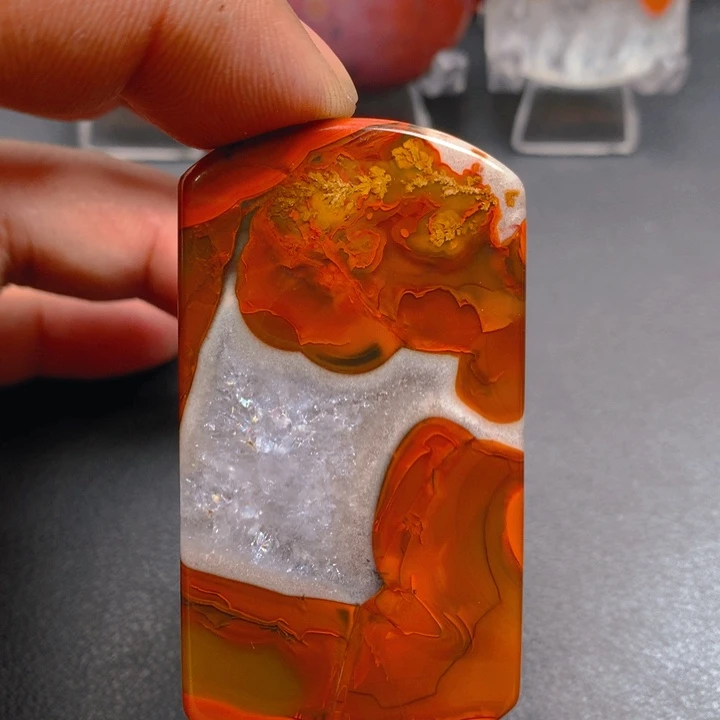 玛瑙/玉髓颈饰未镶嵌暖*宝