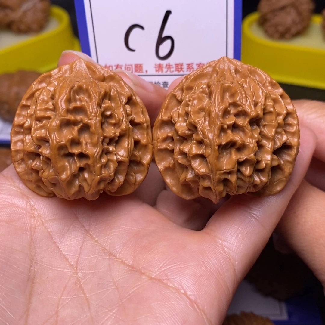 文玩核桃把件40全品苹果园c6