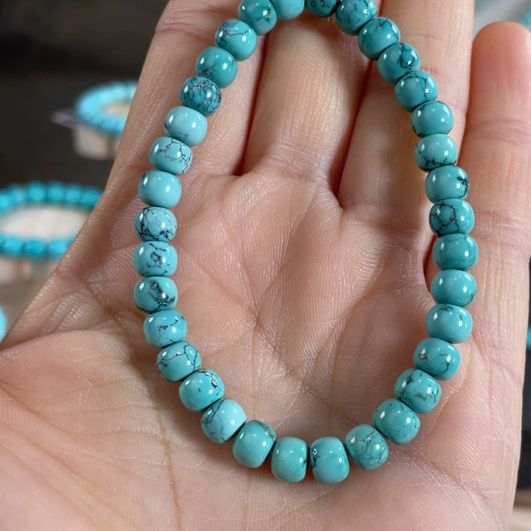 绿松石未镶嵌套链6.3mm