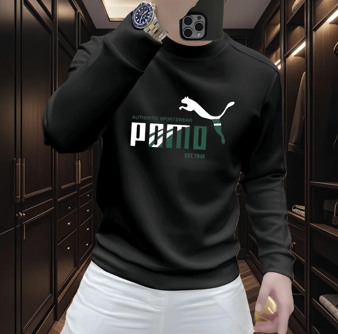 长袖印花常规秋冬套头款圆领卫衣时尚保暖男士休闲