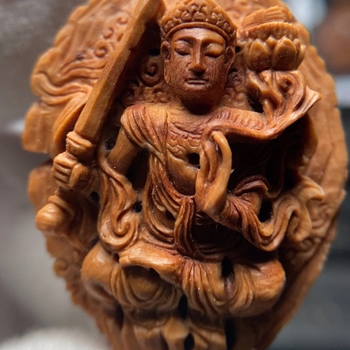 小****间桃核双面虚空藏菩萨