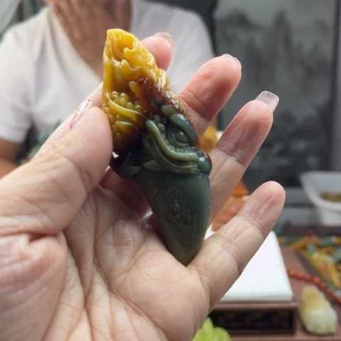 岫玉挂件未镶嵌A**S挂件