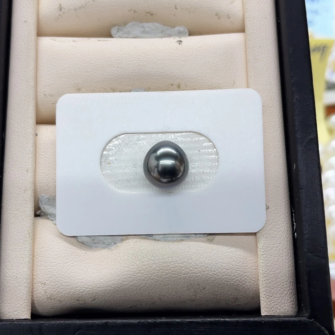 海水珍珠裸珠钢琴光水滴裸珠10.5mm