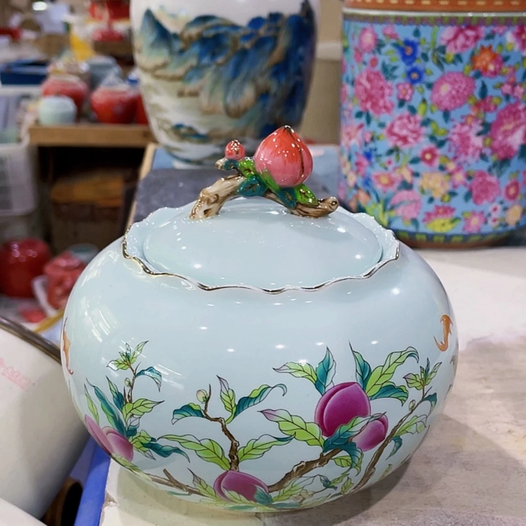 【闪购商品】罐陶瓷茶叶罐密封罐